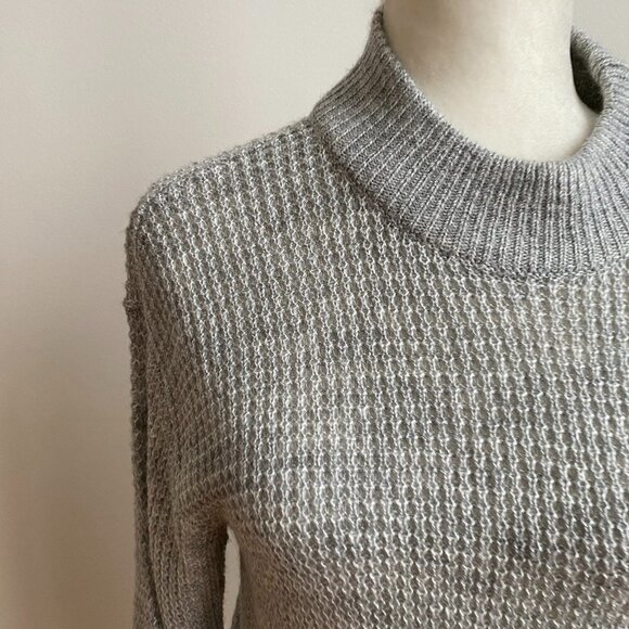 𝅺PINK Tartan Sweater Dress Tunic BNWT Sz Small Gray - Picture 3 of 9